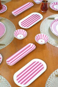 Asya Pink Butterfly Kahvaltı Takımı 32 Parça - 3