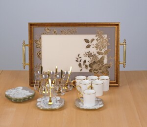 Belize 25 Parça Tepsili Çay-Kahve Seti - Glore