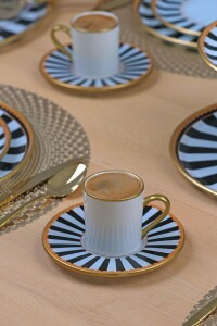 Black Line 31 Parça 6 Kişilik Tepsili Pasta Takımı - 3