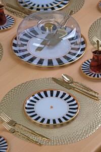 Black Line 34 Parça 6 Kişilik Pasta Servis Takımı - 8