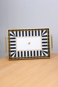 Black Line Kulplu Sunum Tepsisi - 4