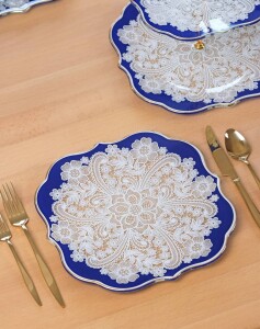 Dentelle Pasta Tabağı 6lı - Glore