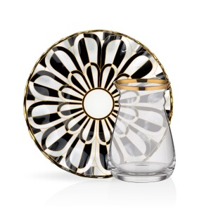 Destina Siyah Çay Seti 6 lı - Glore (1)