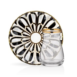 Destina Siyah Çay Seti 6 lı - 6