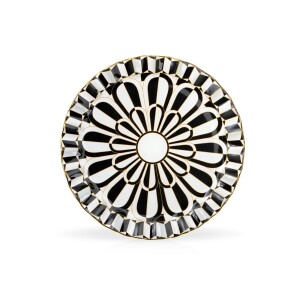 Destina Siyah Pasta Tabağı 21cm 6 lı - 4