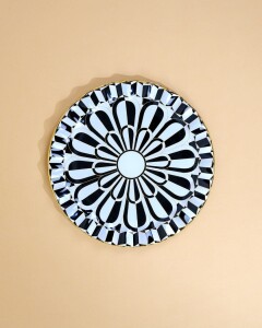 Destina Siyah Pasta Tabağı 21cm 6 lı - 5