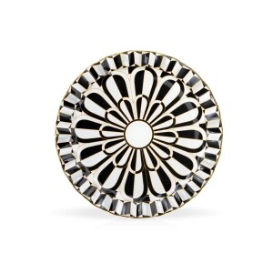 Destina Siyah Pasta Tabağı 21cm 6 lı - 9