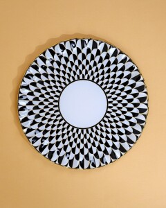 Destina Siyah Servis Tabağı 26cm 6 lı - 5