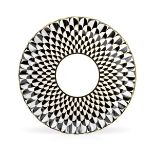 Destina Siyah Servis Tabağı 26cm 6 lı - 9