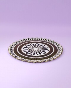 Destina Siyah Tepsi 31cm - Glore