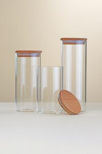 Glore 3'lü Cam Baharatlık Takımı 8x14-18-22cm - Glore (1)