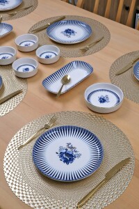 Glore Asya Emily Altın Yaldızlı 14 Parça 6 Kişilik Kahvaltı Takımı - 7