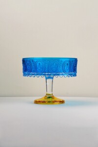 Glore Ayaklı Kase Turkuaz - Sarı - Glore (1)