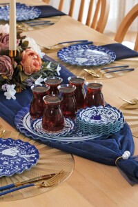 Glore BlueBloom Cam Tepsi - Glore