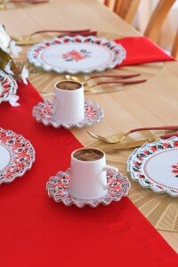 Glore Carmine 6 Kişilik Cam Kahve Takımı - Glore (1)