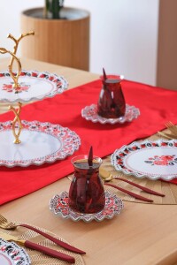 Glore Carmine 6 Kişilik Çay Takımı - Glore (1)