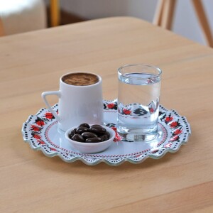 Glore Carmine Keyiflik Kahve Takımı - Glore