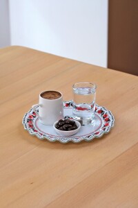 Glore Carmine Keyiflik Kahve Takımı - Glore (1)