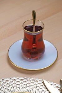 Glore Emma Altın Yaldızlı 6 Kişilik 19 Parça Çay Servis Takımı - 7