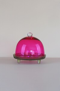 Glore Kapaklı Kek Standı Yeşil - Pembe - 7