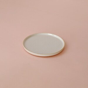 Glore Reaktif Krem Altın Yaldızlı 24 Parça 6 Kişilik Seramik Yemek Takımı - 8