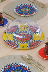 Glore Lenora Altın Yaldızlı 6 Kişilik 19 Parça Pasta Çay Takımı - 3