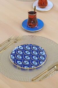 Glore Nazende 6 Kişilik 18 Parça Pasta Çay Takımı - 5