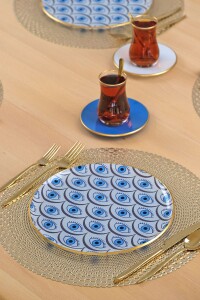Glore Nazende 6 Kişilik 18 Parça Çay Servis Takımı - 2