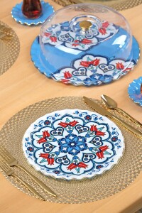 Glore Persian Altın Yaldızlı 6 Kişilik 19 Parça Çay Servis Takımı - 2