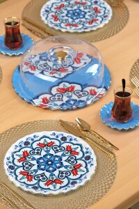 Glore Persian Altın Yaldızlı 6 Kişilik 19 Parça Çay Servis Takımı - 6