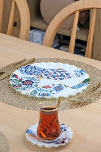 Glore Zaria 6 Kişilik 18 Parça Çay Servis Takımı - 7