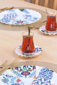 Glore Zaria 6 Kişilik 18 Parça Çay Servis Takımı - 8