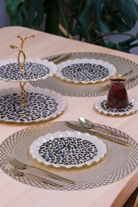 Leopar Wavy 26 Parça Tea Time - Glore