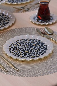 Leopar Wavy 34 Parça Tea Time - 5