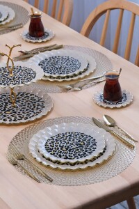 Leopar Wavy Servis Tabağı 26cm 6 lı - 3