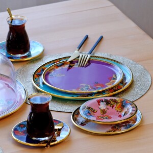 Lorena Asorti Servis Tabağı 26Cm 6 Lı - 4