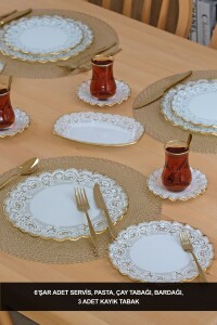 Marche 27 Parça 6 Kişilik Pasta Servis Takımı - 1