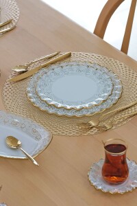 Marche 27 Parça 6 Kişilik Pasta Servis Takımı - 5