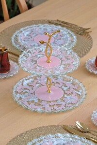 Padona Şeffaf Altın 28 Parça Tea Time - 6