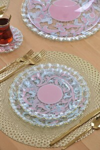 Padona Şeffaf Altın 28 Parça Tea Time - 7