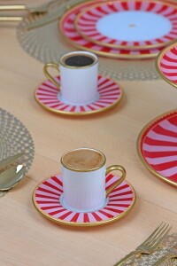 Pink Line 31 Parça 6 Kişilik Tepsili Pasta Takımı - 4