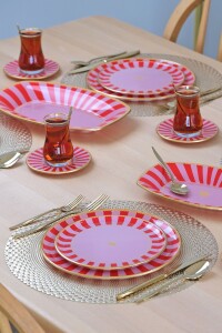 Pink Line Mat 27 Parça Tea Time - 5