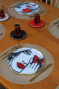 Red Lady 18prç Servis Tea Time - Glore