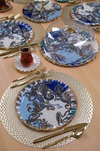 Sartre Cobalt 18prç Servis Tea Time - Glore (1)