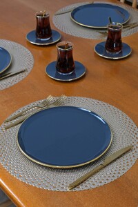 Solid Antrasit 18prç Servis Tea Time - Glore (1)