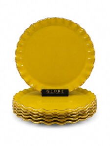 Solid Hardal Servis Tabağı 26 Cm 6 Lı - Glore
